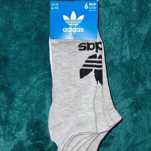 adidas Originals Mens Classic Trefoil Superlite No Show Socks (6-Pair), Multi